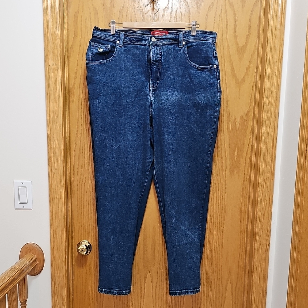 Gloria Vanderbilt Blue Jeans 18W Short